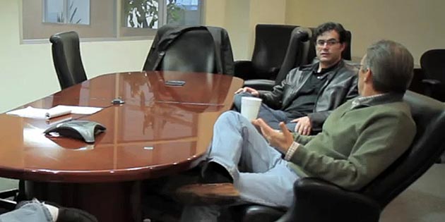 Ryan and John in the war room
