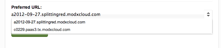 preferred url